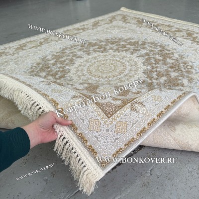 Иранский Ковер Медальон Для Гостиной Дизайн 30234