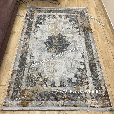 Турецкий ковер для гостиной Дизайн 04 Серый