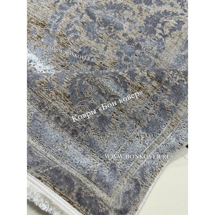 Иранский Ковер Бамбуковый Шелк Дизайн 30682