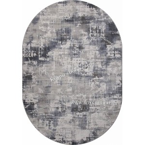 Абстрактный ковер дизайн 103 Синий Овал