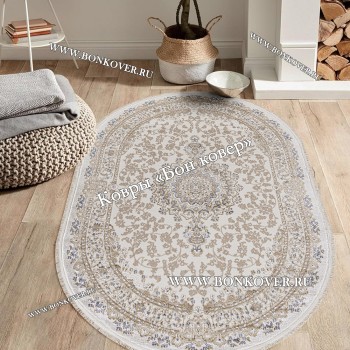 Турецкий Ковер Для Гостиной Медальон Дизайн 06 Овал